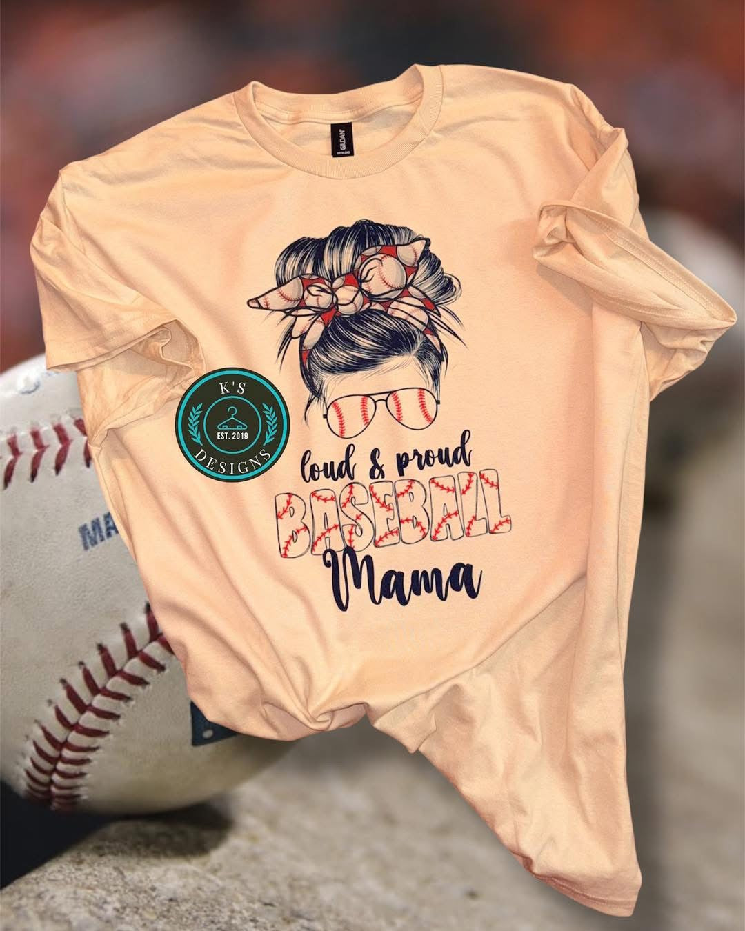 Loud & Proud baseball mama