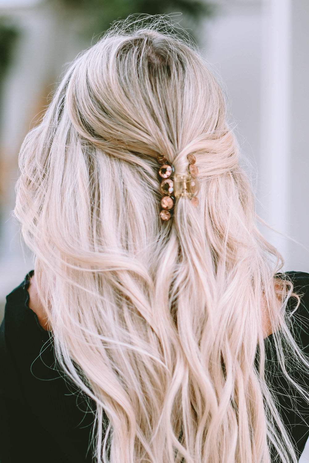 Multicolor Elegant Crystal Hair Claw