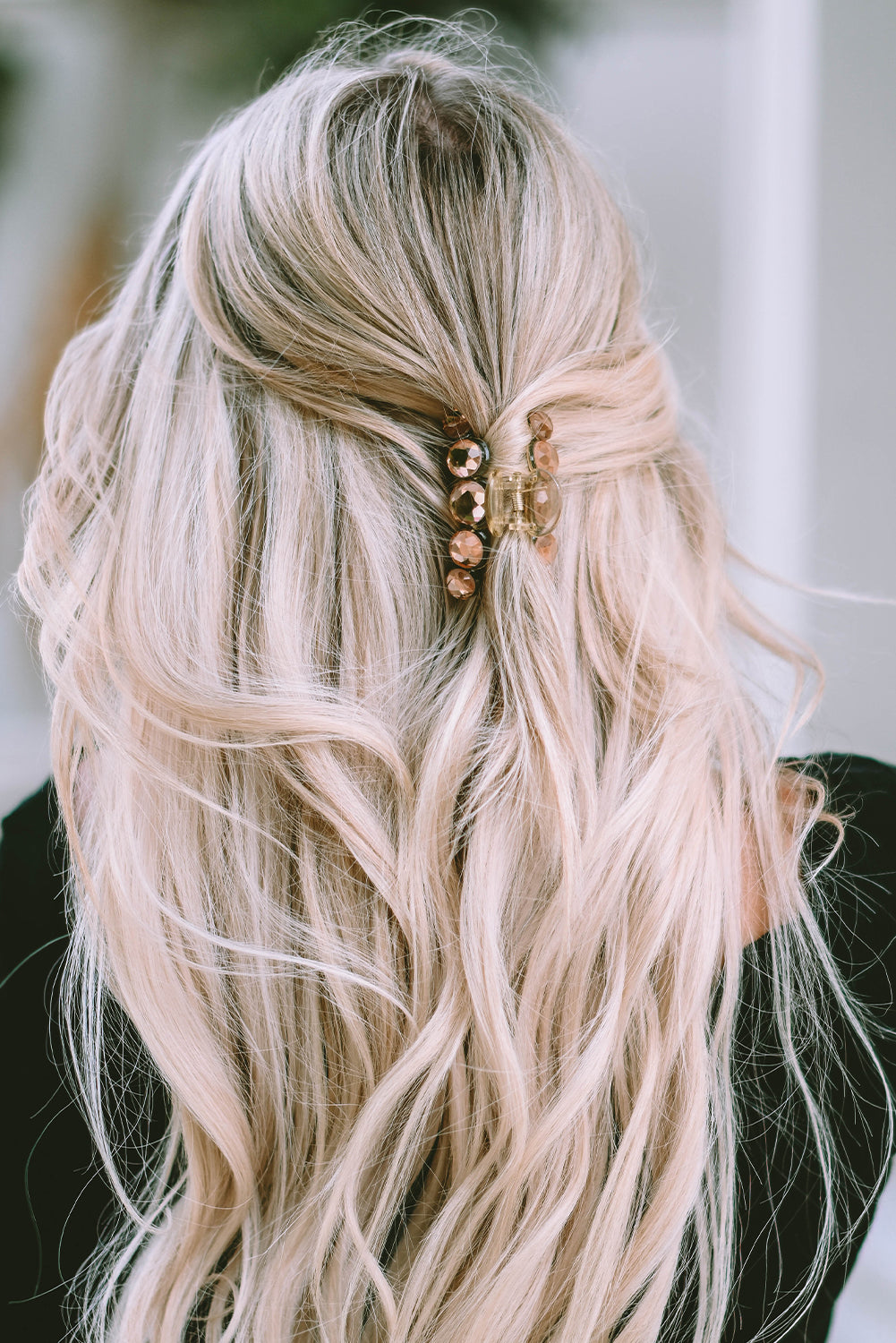 Multicolor Elegant Crystal Hair Claw