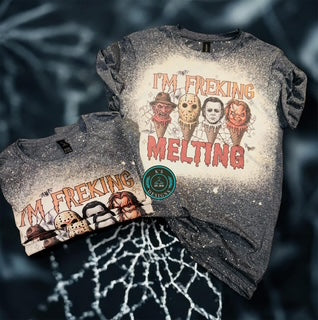 I'm Freaking Melting Bleached short sleeve T-shirt