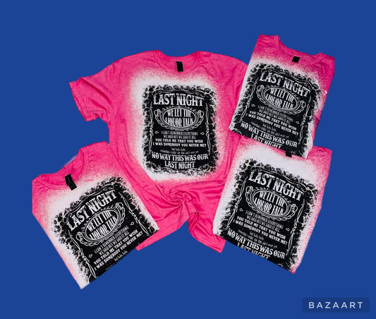 Custom Bleached T-Shirt