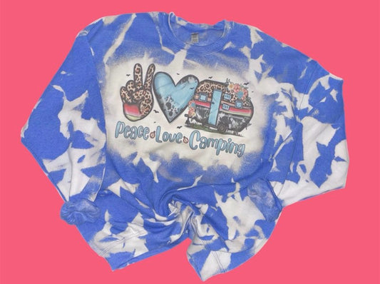 Custom Bleached Sweatshirts