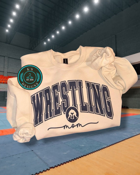 Wrestling Mom sweatshirt.