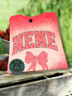 NENE custom bleached T shirt.