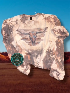 Custom style bleached colored bullhead