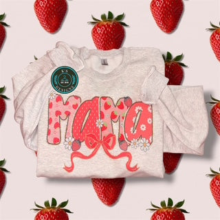 Strawberry print Mama