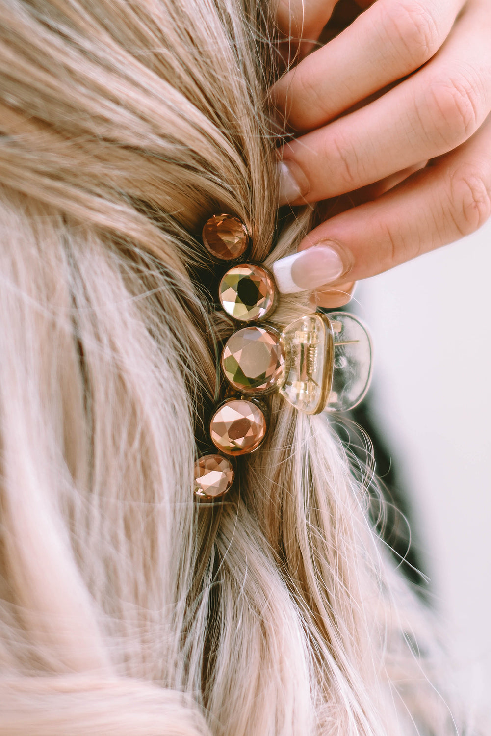Multicolor Elegant Crystal Hair Claw