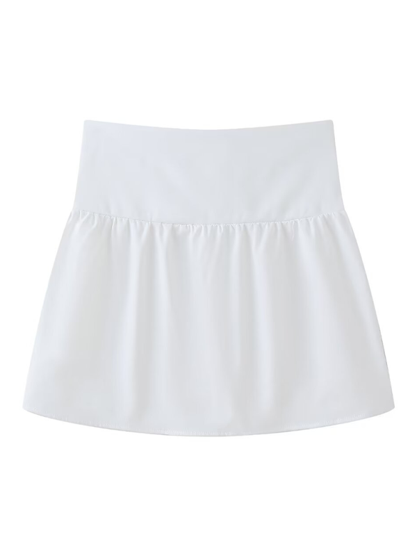 Women's new hot girl one-shoulder pleated solid color sleeveless tube top