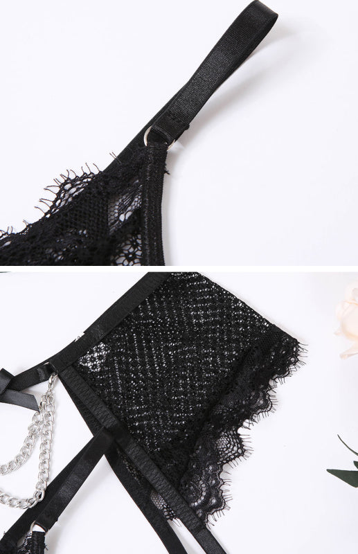 Women's Sexy Mesh Breathable Lingerie Set
